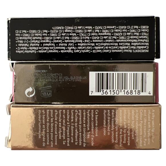 LOT 3 Bobbi Brown x Becca x Laura Mercier Lipstick - Picture 2 of 6